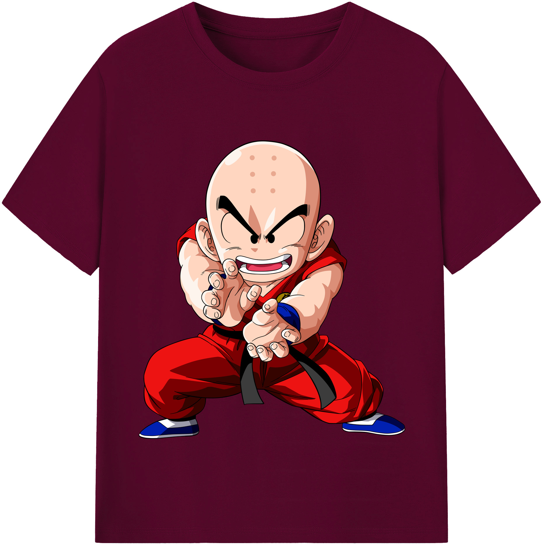 （画像用） ドラゴンボール クリリン DRAGON BALL krillin レディースカジュアルプリントTシャツ（綿100％）